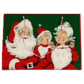 Kerstkerstkerstkerstkerstfamilie Groot Cadeauzakje (Voorkant)