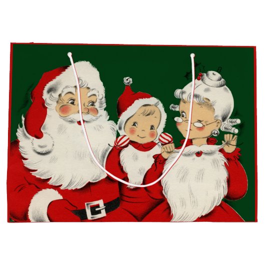 Kerstkerstkerstkerstkerstfamilie Groot Cadeauzakje (Achterkant)