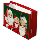 Kerstkerstkerstkerstkerstfamilie Groot Cadeauzakje (Voorkant Gekanteld)