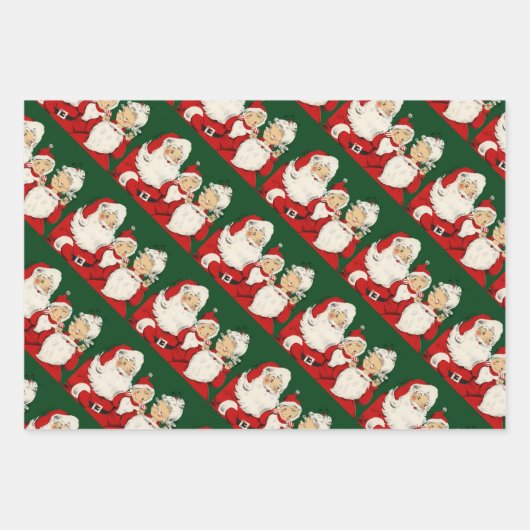 Kerstkerstkerstkerstkerstfamilie Inpakpapier Vel (Voorkant 3)