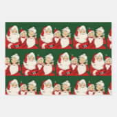 Kerstkerstkerstkerstkerstfamilie Inpakpapier Vel (Voorkant 2)