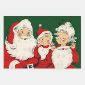 Kerstkerstkerstkerstkerstfamilie Inpakpapier Vel (Voorkant)