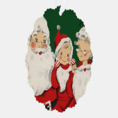 Kerstkerstkerstkerstkerstfamilie Ornament Kaart (Rechts)
