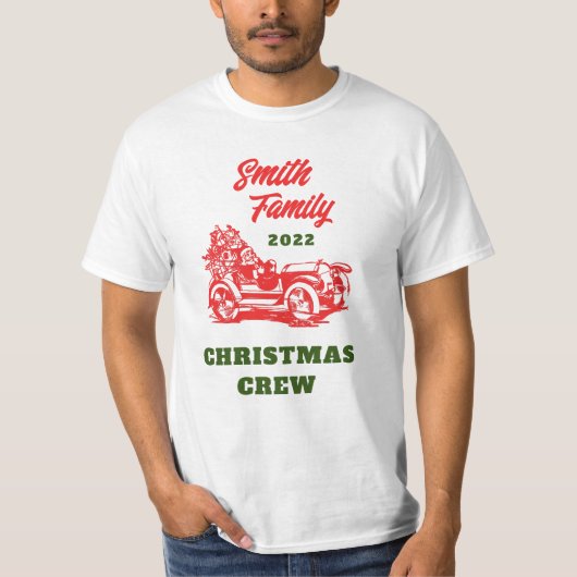 Kerstkerstkerstkerstkerstfamilie T-shirt (Voorkant)