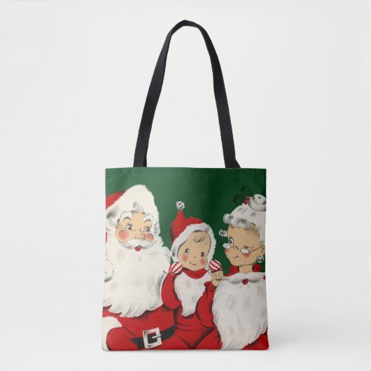 Kerstkerstkerstkerstkerstfamilie Tote Bag (Voorkant)