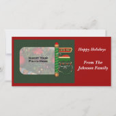 Kerstkerstkerstkerstkerstfeestdag fotokaart feestdagenkaart (Voorkant)