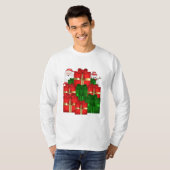 Kerstkerstkerstkerstkerstfeestdag mannen t-shirt (Voorkant volledig)