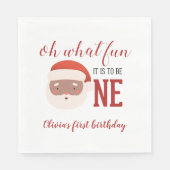 Kerstkerstkerstkerstkerstfeestdag Servet (Voorkant)