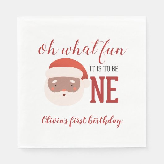 Kerstkerstkerstkerstkerstfeestdag Servet (Voorkant)