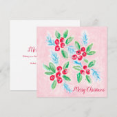 kerstkerstkerstkerstkerstkaart feestdagenkaart (Voorkant / Achterkant)