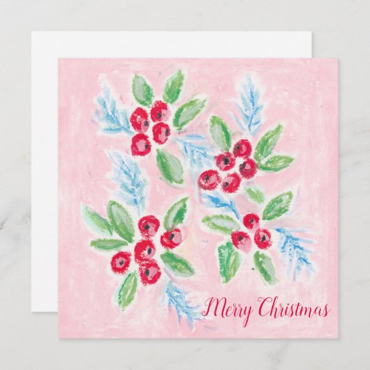 kerstkerstkerstkerstkerstkaart feestdagenkaart (Voorkant / Achterkant)