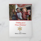 Kerstkerstkerstkerstkerstkerstbedekking Easy 2-fot Feestdagen Kaart (Binnen)