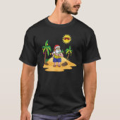 Kerstkerstkerstkerstkerstkerstbeker op het eiland  t-shirt (Voorkant)