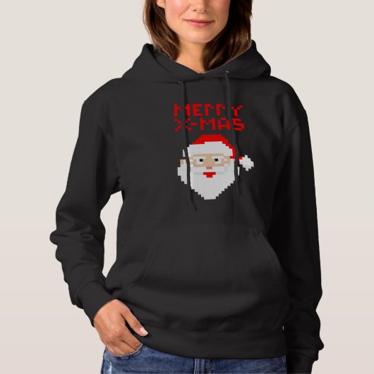 Kerstkerstkerstkerstkerstkerstbekertje met 8 bits hoodie (Voorkant)