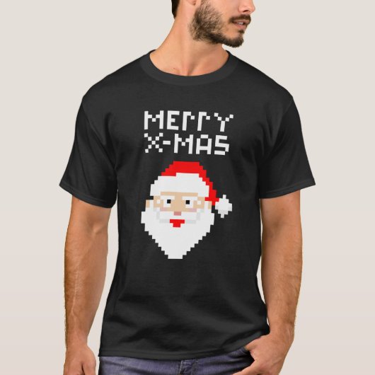 Kerstkerstkerstkerstkerstkerstbekertje met 8 bits t-shirt (Voorkant)