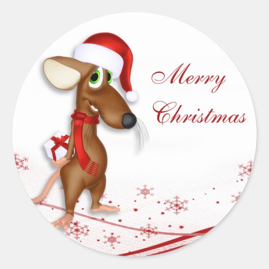 kerstkerstkerstkerstkerstkerstcadeau Label (Voorkant)
