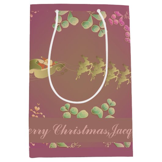 kerstkerstkerstkerstkerstkerstcadeau medium cadeauzakje (Voorkant)