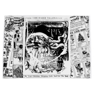 kerstkerstkerstkerstkerstkerstcadeau voor  kranten large cadeautasje