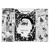 kerstkerstkerstkerstkerstkerstcadeau voor  kranten large cadeautasje (Achterkant)