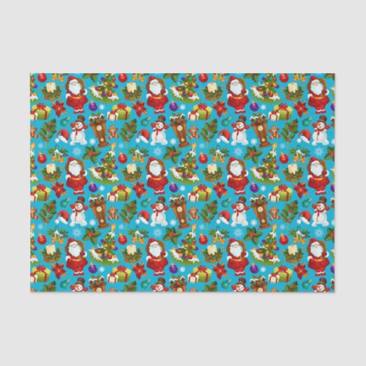 kerstkerstkerstkerstkerstkerstcadeaupapier tissuepapier (Voorkant)