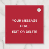 Kerstkerstkerstkerstkerstkerstfeestdag Bedankjes Labels (Achterkant)