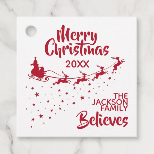 Kerstkerstkerstkerstkerstkerstfeestdag Bedankjes Labels (Voorkant)