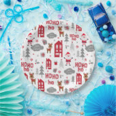 Kerstkerstkerstkerstkerstkerstfeestdag Papieren Bordje (Feest)