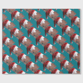 Kerstkerstkerstkerstkerstkersthat Cadeaupapier (Vlak)