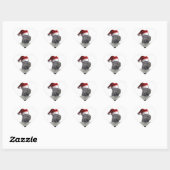 Kerstkerstkerstkerstkerstkersthat Hart Sticker (Vel)