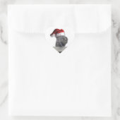 Kerstkerstkerstkerstkerstkersthat Hart Sticker (Tas)