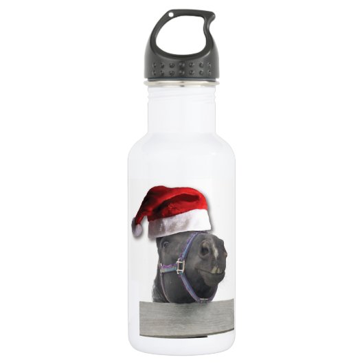 Kerstkerstkerstkerstkerstkersthat Waterfles (Voorkant)