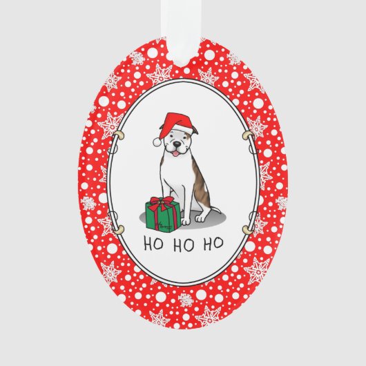 Kerstkerstkerstkerstkerstkerstkerstbal Bull (lt br Ornament (voorkant)