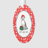 Kerstkerstkerstkerstkerstkerstkerstbal Bull (lt br Ornament (voorkant)