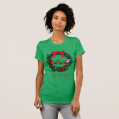 Kerstkerstkerstkerstkerstkerstkerstbedekking T-shirt (Voorkant volledig)