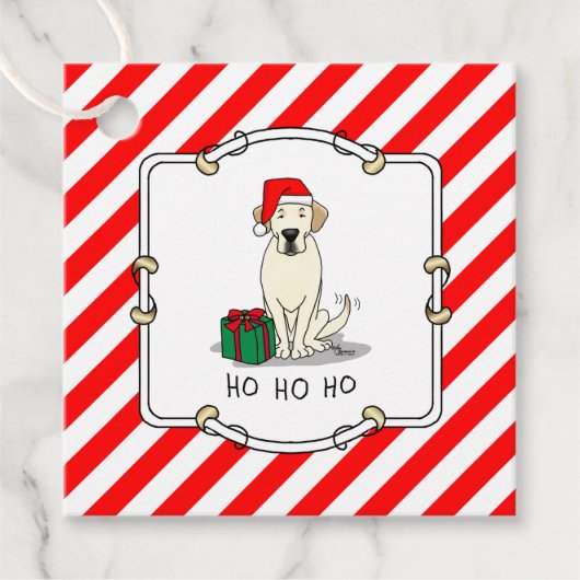 Kerstkerstkerstkerstkerstkerstkerstbeker labrador  bedankjes labels (Voorkant)