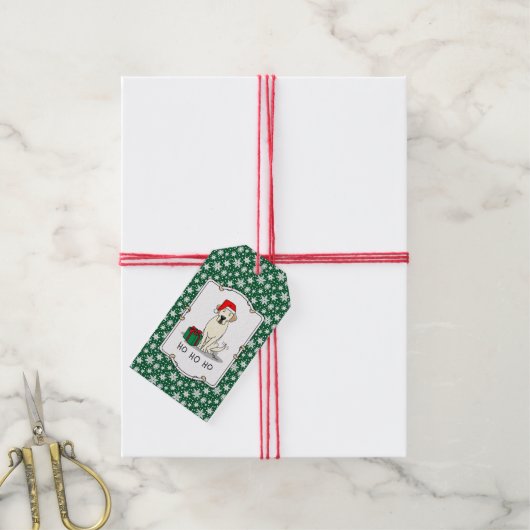 Kerstkerstkerstkerstkerstkerstkerstbeker labrador  cadeaulabel (Met Touw)