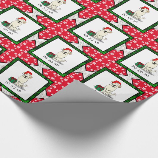 Kerstkerstkerstkerstkerstkerstkerstbeker labrador  cadeaupapier (Hoek)