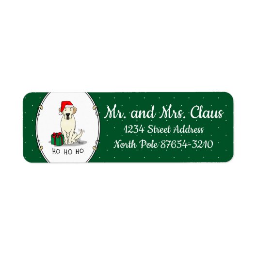 Kerstkerstkerstkerstkerstkerstkerstbeker labrador  etiket (Voorkant)