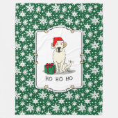Kerstkerstkerstkerstkerstkerstkerstbeker labrador fleece deken (Voorkant)