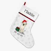 Kerstkerstkerstkerstkerstkerstkerstbeker labrador  grote kerstsok (Voorkant (Hangend))