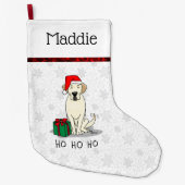 Kerstkerstkerstkerstkerstkerstkerstbeker labrador  grote kerstsok (Voorkant)