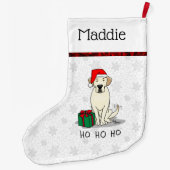 Kerstkerstkerstkerstkerstkerstkerstbeker labrador  grote kerstsok (Achterkant)