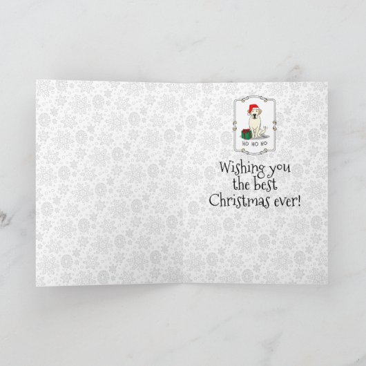 Kerstkerstkerstkerstkerstkerstkerstbeker labrador  kaart (Binnen)