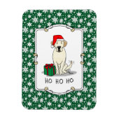 Kerstkerstkerstkerstkerstkerstkerstbeker labrador magneet (Verticaal)