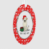 Kerstkerstkerstkerstkerstkerstkerstbeker labrador ornament (voorkant)