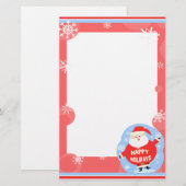 kerstkerstkerstkerstkerstkerstkerstcadeau briefpapier (Voorkant / Achterkant)