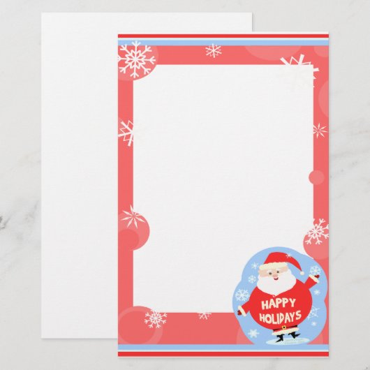 kerstkerstkerstkerstkerstkerstkerstcadeau briefpapier (Voorkant / Achterkant)