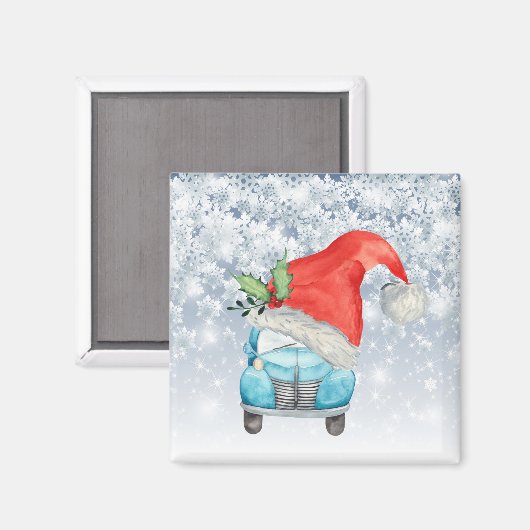 Kerstkerstkerstkerstkerstkerstkerstcadeaudesign ma magneet (Voorkant / Achterkant)