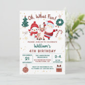 Kerstkerstkerstkerstkerstkerstkerstfeestdag Kaart (Staand voorkant)