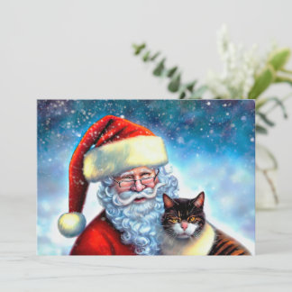 kerstkerstkerstkerstkerstkerstkerstkaart en Kat-pl Notitiekaartje